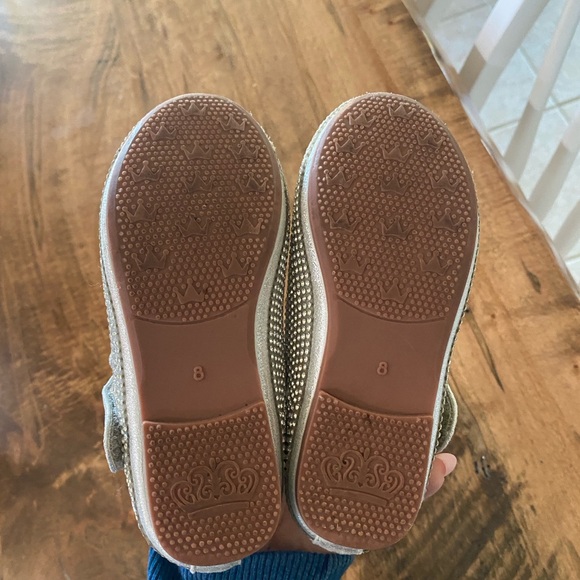 Sparkly Diamond Toddler Girls Dress Shoes: Size 8 - Picture 3 of 7